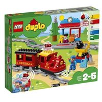 Jouet de construction - LEGO - Ma Ville 10874 Le train à vapeur - 59 pièces - Garçon - 2 ans et plus