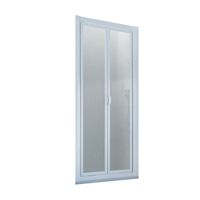 Forte Duschkabine Saloon Delta Duo – 70x70 Cm, Höhe 185 Cm – Acryl-Paneele, Magnetischer Verschluss