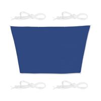 Voile d'ombrage trapèze bleu foncé - 10035854-989