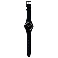 Bracelet silicone / plastique homme - SWATCH - Montre Swatch Mono Black Again - Couleur de la matière:Noir