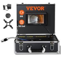 Endoscope Numérique - VEVOR -  Écran 7'' Câble 30m Caméra d'Inspection Canalisation Tuyaux Égout 1000TVL