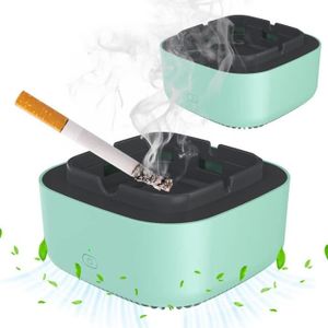 Acier en métal sans fumée de cendriers de purificateur d'air sans fumée  pour les cigares Seau portatif à l'épreuve du vent pour - Cdiscount Au  quotidien