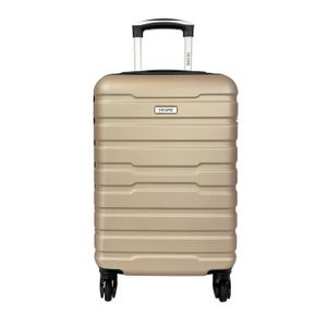 VALISE - BAGAGE Valise Cabine Abs CHAMPAGNE - DE10631P -