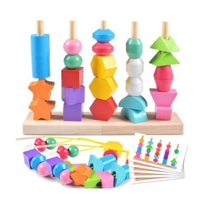 Jouets de formation logique Jeu éducatif cognitif en bois quatre couleurs  pour bébé (rond) - Cdiscount