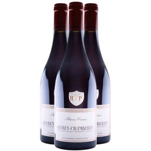 VIN ROUGE Gevrey-Chambertin Rouge 2013 - Lot de 3x75cl - Maison Henri Pion - Vin AOC Rouge de Bourgogne - Cépage Pinot Noir
