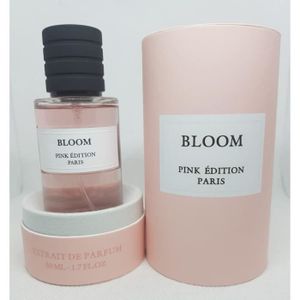 EAU DE PARFUM Parfum Bloom Pink Edition By Black Édition Femme, Parfum 50Ml Pour Cadeau, Parfum De Marque, Idée Cadeau Pas Chère,Intense, [P1493]