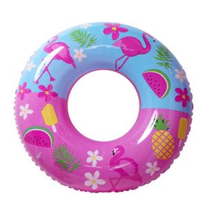 PATAUGEOIRE Anneau de natation gonflable pour enfants et adultes 1, rose, adapté aux piscines avant gonflage, le diamètre extérieur est de 55 cm