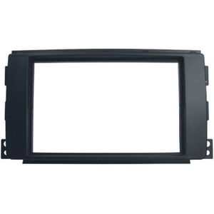 Cache Radio Pour Smart Fortwo (450) 1998-2007 - Bleu, Emplacement 1-DIN - Compatible Autoradios Après-vente