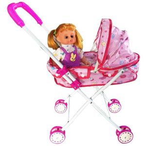 Poussette Landau Pour Poupee Pour Enfant De 18 Mois Cdiscount