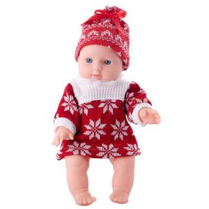 E B Blesiya Poup/ée B/éb/é en Silicone B/éb/é avec V/êtements Cheveux R/éaliste Mignon Cadeaux Jouet Fille 12inch