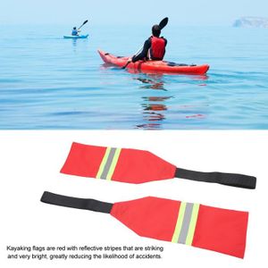 KAYAK Drapeau d'avertissement pour kayak - DRFEIFY - KA488 - Non gonflable - Rouge