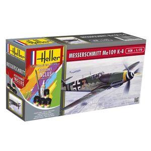 KIT MODÉLISME Maquette avion - HELLER - Messerschmitt Bf 109 K-4 - Garçon - 15 ans - Plastique - Coloris Unique