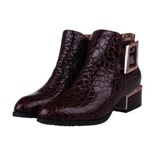 bottines vernis femme pas cher