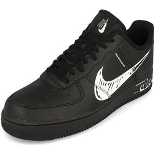 BASKET Basket Nike Air Force 1 LV8 Homme - Noir - Boucle de serrage - Toile