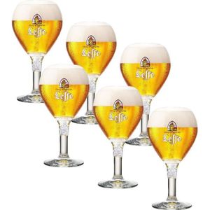 Verre à bière - Cidre Leffe Lot de 6 verres à bière transparents 330 ml9