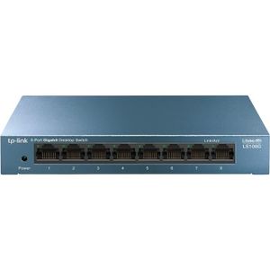 SWITCH - HUB ETHERNET  TP-Link Switch Gigabit 8 ports RJ45 (LS108G) Métal