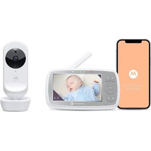 ÉCOUTE BÉBÉ Motorola VM44 Connect - Babyphone Wi-Fi avec camér