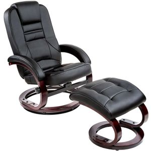 FAUTEUIL TECTAKE Fauteuil relax pied rond WILLY avec Repose