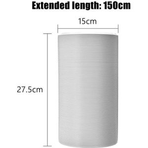 Womdee Joint de Fen/être pour La Climatisation Mobile et S/èche-Linge pour et D/éshumidificateurs Kit de calfeutrage pour climatiseur Mobile Airlock pour Fen/être Universelle avec Longueur Maximale de