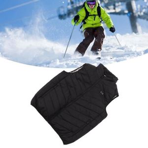 CHAUFFAGE EXTÉRIEUR Persist-11 Places Heated Vest Dual Control USB Electric Heating Vest Heates Jacket For Winter Outdoor Black Heating Clothes 4XL XU0