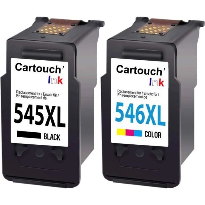 Multipack 2 cartouches d'encre PG-545 CL-546 pour imprimante Canon TS 3450  TS3450 - Cdiscount Informatique