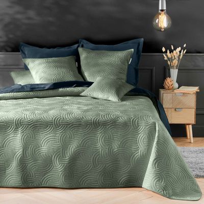Set couvre lit boutis Julianne et 2 taies taille 220 x 240 cm