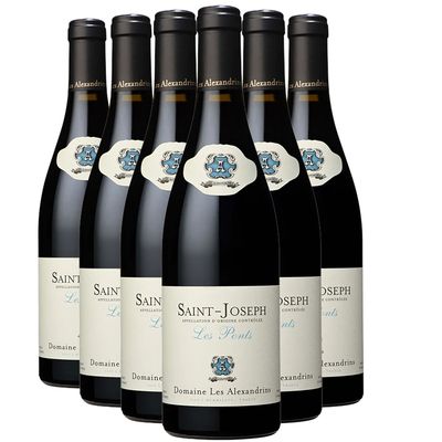 Domaine Les Alexandrins Saint-Joseph Les Ponts 2022 - Vin Rouge de la Vallée du Rhône (6x75cl).