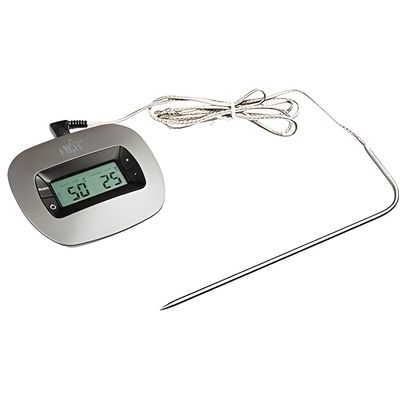 THERMOMETRE DE FOUR CUISINE A SONDE CAPTEUR HAUTE PRECISION ET ALARME MINUTERIE