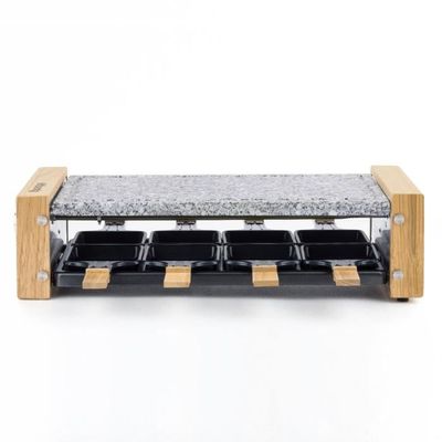 Appareil à raclette - YWEI - 3 appareils à bougie - Pour 2 personnes - Noir - Motif vaches Appareil à raclette - YWEI - 3 appareils à bougie - Pour 2 personnes - Noir - Motif vaches
