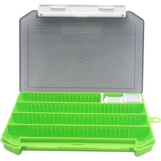 Boîte à Mouches De Pêche SF - Imperméable Et Flottante - 126 Mouches - 13x8x3.6cm - Double Face