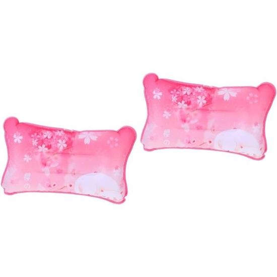 OREILLER DE VOYAGE-Rose Oreiller en Forme de U Bureau, Dormir oreillers
