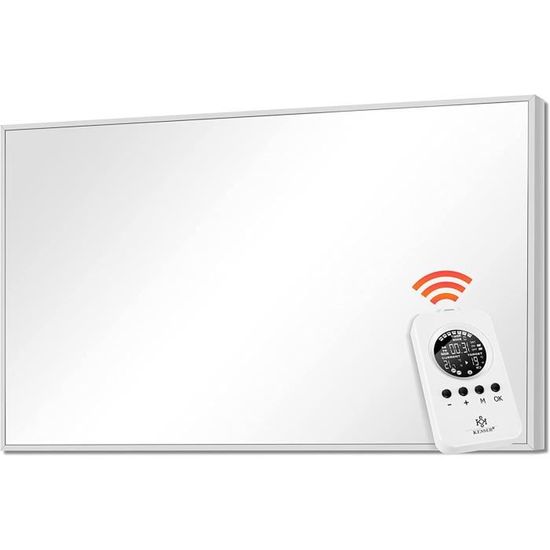 Chauffage infrarouge 450 watts avec thermostat, fonction