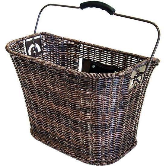 Panier de rangement en rotin rectangulaire • Le Comptoir du Panier
