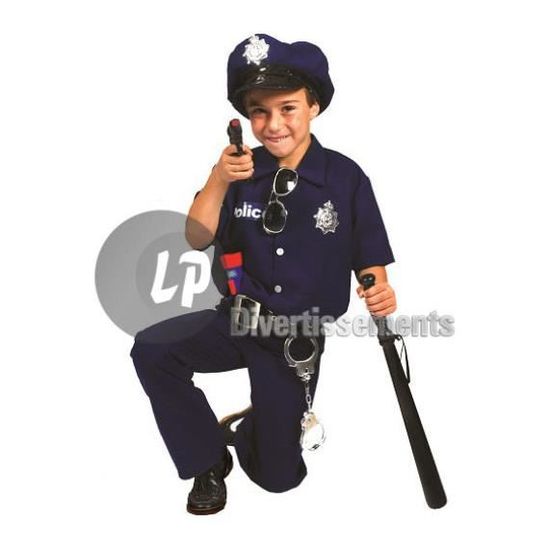 Déguisement policier Blauw bébé - Déguisements - Taille 92/98