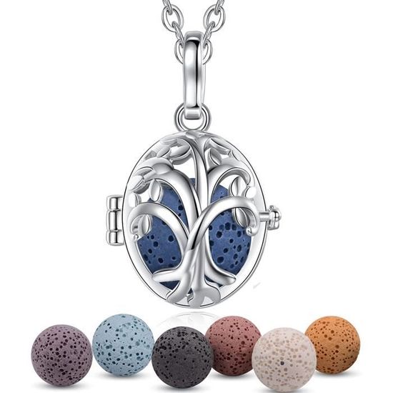 Collier Pendentif Cylindre Homme – Acier Titane, Flacon Huile Essentielle/crémation | Style Tendance Géométrique