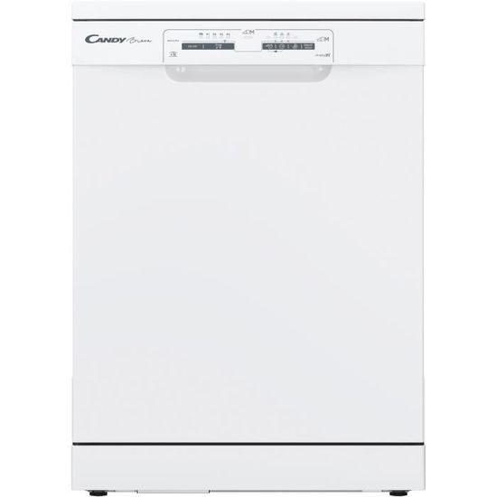 Lave-vaisselle pose libre CANDY CLVS1L540PW47E - 15 couverts - L60 cm - 45 dB – Connecté - Blanc