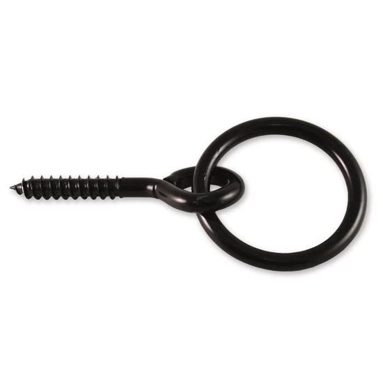 PATIKIL Lot De 4 Anneaux En D De 2,5 Cm à Visser En Forme De Fer à