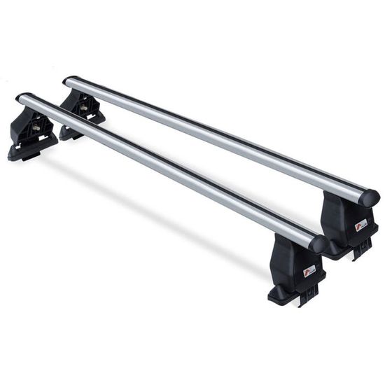 Barres De Toit OMAC Pour Renault Talisman Grandtour 2015-2025 - 2 Pièces Alu Argent - Charge Max 100kg - Neuf