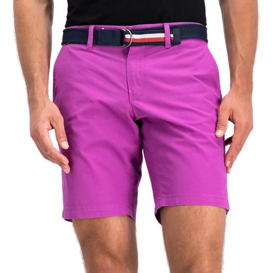 Short Homme Skull Pile – Violet, Motif Crâne, Taille L – Nylon Léger, Cordon