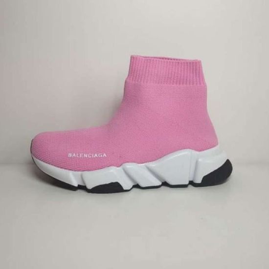 Balenciagas Retro High Chaussure pour Homme femelle Chaussettes chaussures  rose Rose - Cdiscount Chaussures