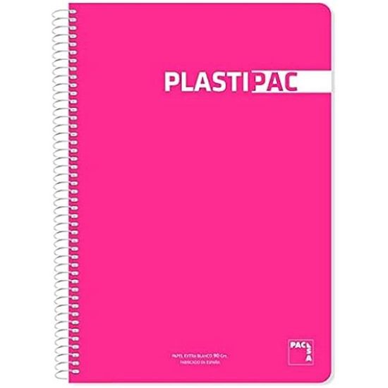Pacsa 16685 Plastipac - Cuaderno microperforado, 100 hojas de 5 x 5 y