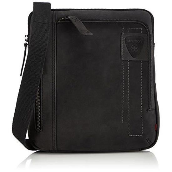 Sac à Main Richmond Authentique Vintage - Cuir Vernis Noir, Taille Moyenne, Fabrication Italie, Bon état