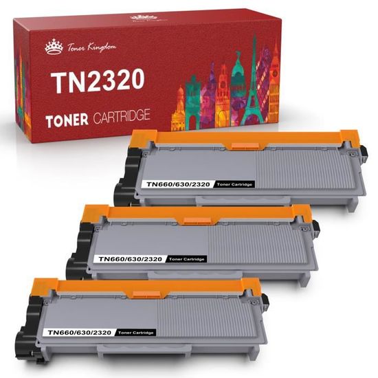 T3AZUR - 5x Toners Compatibles Avec Brother TN421 TN423 Pour Brother HL L8260cdw Hl L8360cdw Dcp L8410cdn Dcp L8410cdw Mfc L8690cdw Mfc L8900cdw
