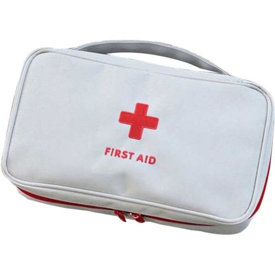 Trousse De Premiers Secours Vide – Sac Médical En Oxford 600D – 28 X 19 X 16 Cm, Rouge, Léger 400 G – Pour Maison, Voyage, Voiture