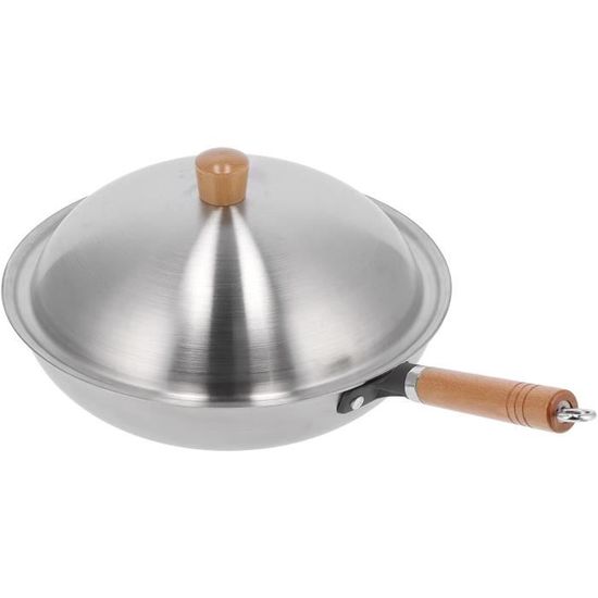 D&M Poêle en fonte Dm, ensemble de poêles à frire antiadhésives 2 pièces, 10 et 12 pouces avec poignée en bois d'acacia amovible, poêle à œufs omelette antiadhésif en nid d'abeille, casseroles