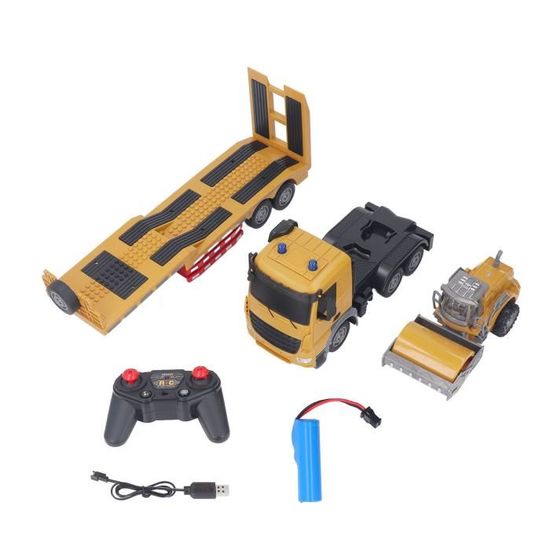 Camion Remorque Télécommandé avec Conteneur - Semi-Remorque RC à Camion Remorque Télécommandé avec Conteneur - Semi-Remorque RC à