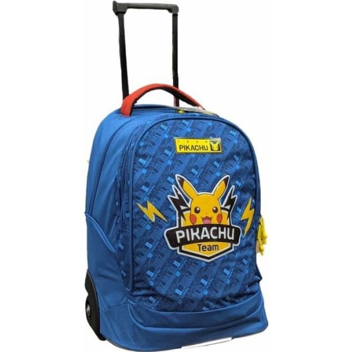 Cartable Trolley Pokemon 47 cm Bleu Primaire Licence Officiel Bleu Cdiscount Bagagerie Maroquinerie