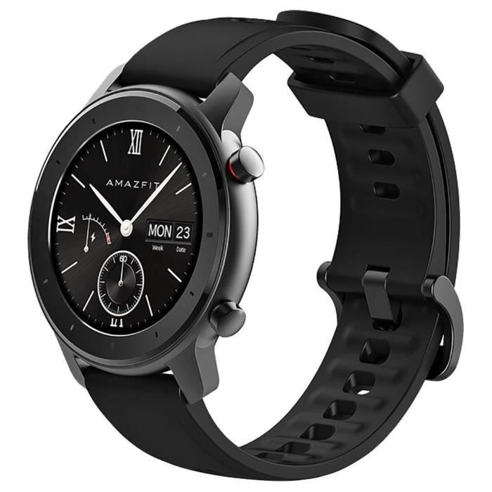 Xiaomi AMAZFIT GTR Smartwatch 1.2 pouces AMOLED Display 5ATM Résistant à l'eau GPS 42mm Version Mondiale - Noir