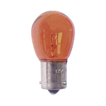 Boite de 10 ampoules de clignotant 12V 21W 1 plot Ba15s ambrée