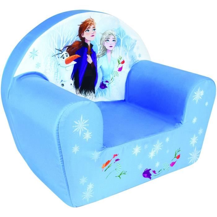 FUN HOUSE Disney Reine des Neiges 713229 FAUTEUIL CLUB EN MOUSSE Dimensions: ± H. 42 x L. 52 x P. 33 cm pour enfant